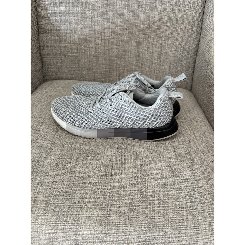 NOBULL Diamond Mesh Runner Gray Running Shoes Mens 8.5/Womens 10